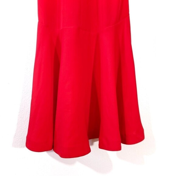 Lovers and Friends Lolita Ruffled Off Shoulder Gown Maxi Dress Fiery Red Small - Picture 11 of 13